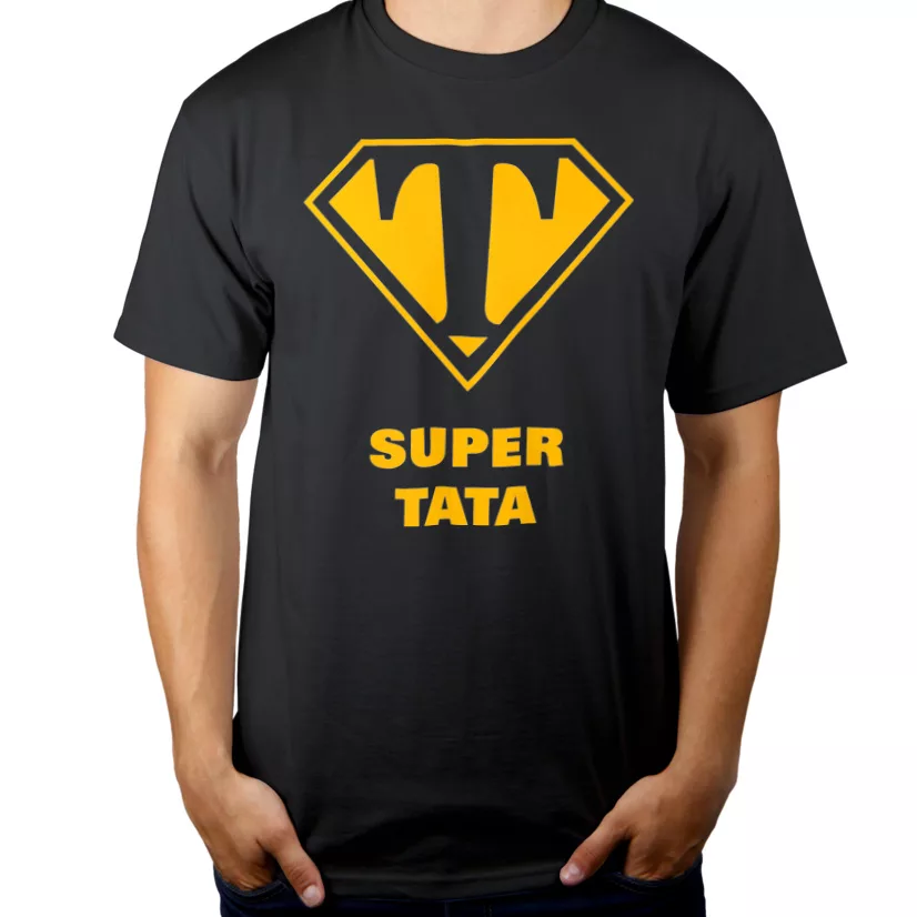 Super Tata - Koszulka Szara