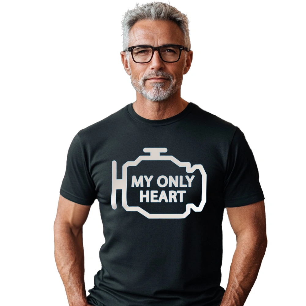 My Only Heart - Męska Koszulka Czarna