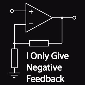 Negative Feedback - Męska Koszulka Czarna