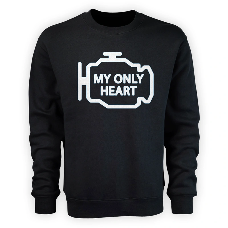 My Only Heart - Męska Bluza Czarna