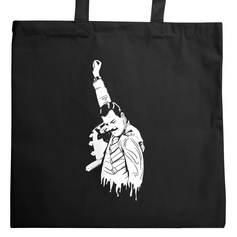 Music Rage Pose - Torba Na Zakupy Czarna