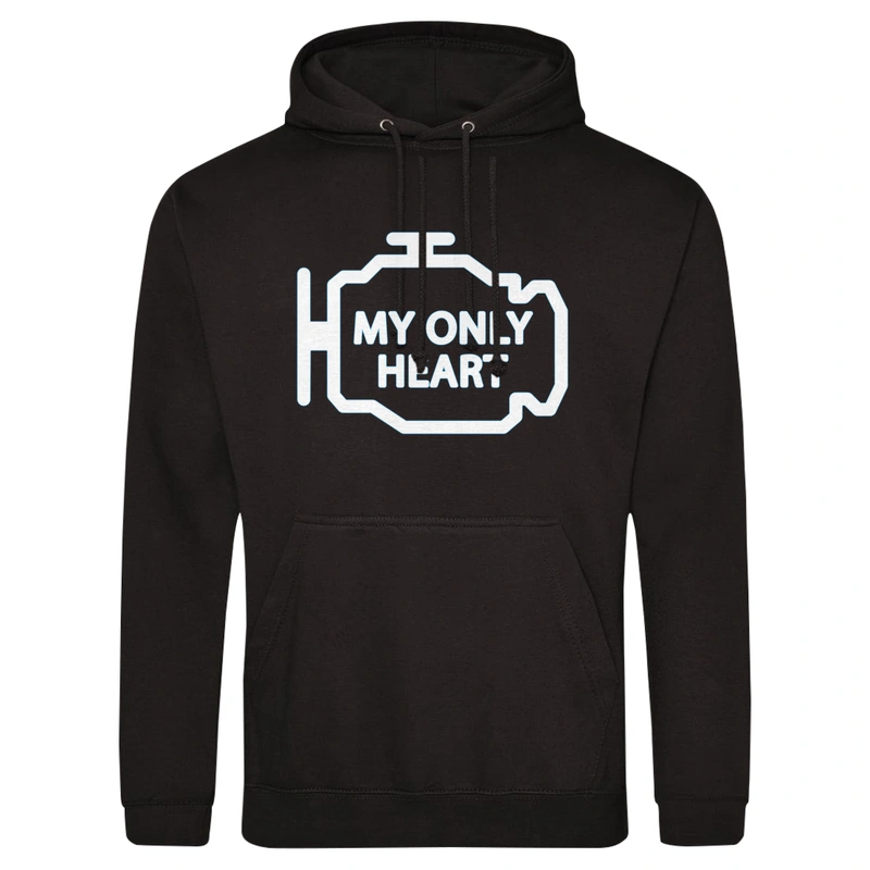 My Only Heart - Męska Bluza z kapturem Czarna