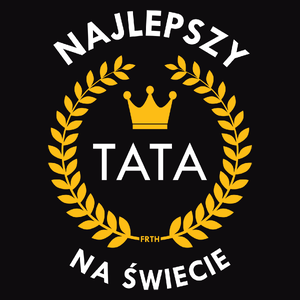 Najlepszy Tata Na Świecie 3 - Męska Bluza z kapturem Czarna