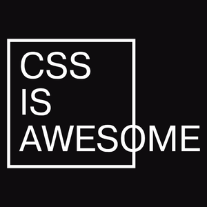 css is awesome - Męska Koszulka Czarna