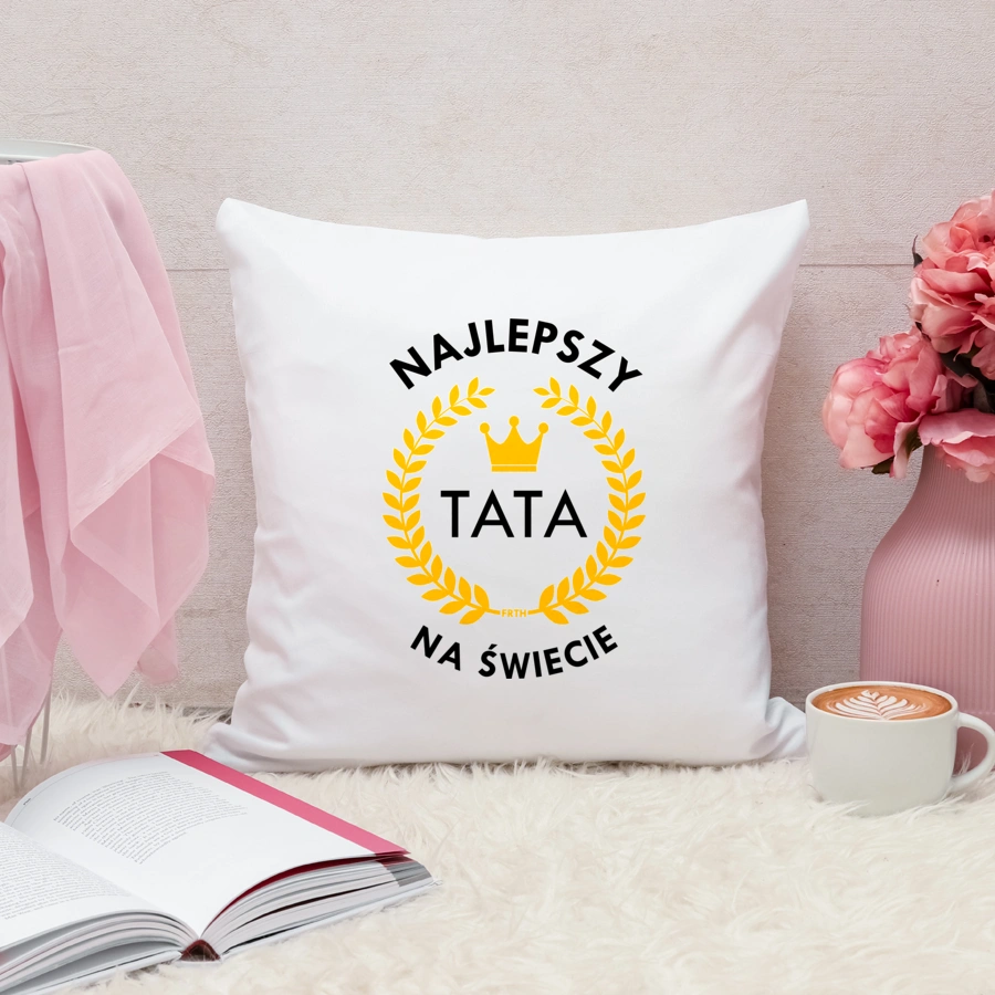 Najlepszy Tata Na Świecie 3 - Poduszka Biała