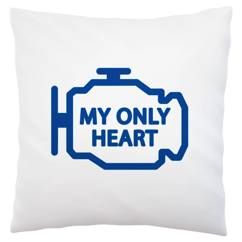 My Only Heart - Poduszka Biała
