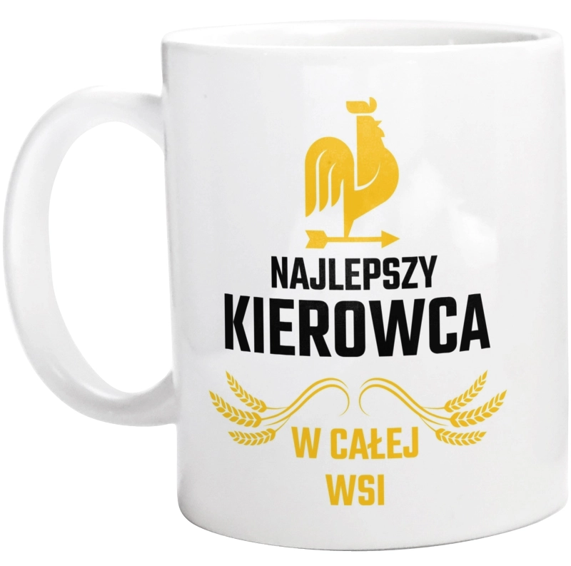 Najlepszy kierowca w całej wsi - Kubek Biały