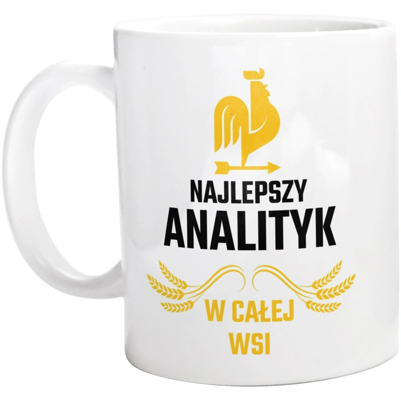 Najlepszy Analityk W Całej Wsi - Kubek Biały