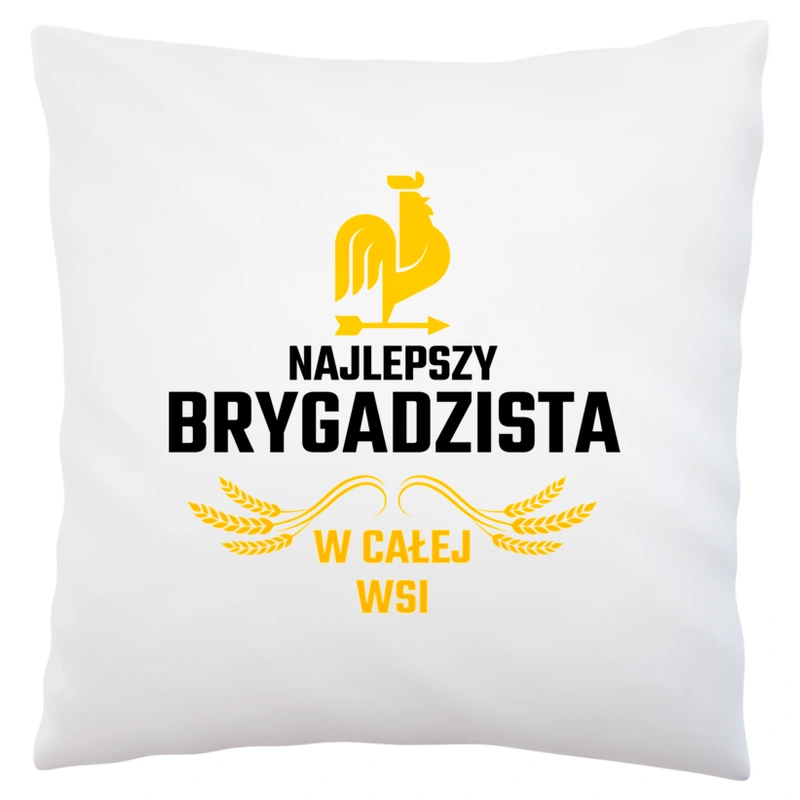 Najlepszy Brygadzista W Całej Wsi - Poduszka Biała