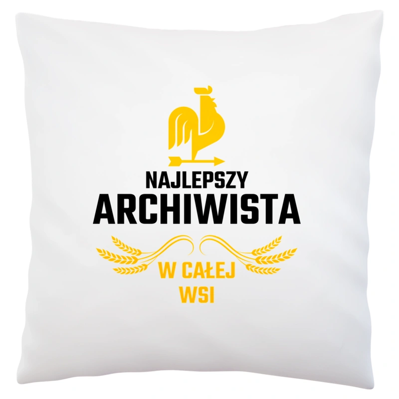 Najlepszy archiwista w całej wsi - Poduszka Biała