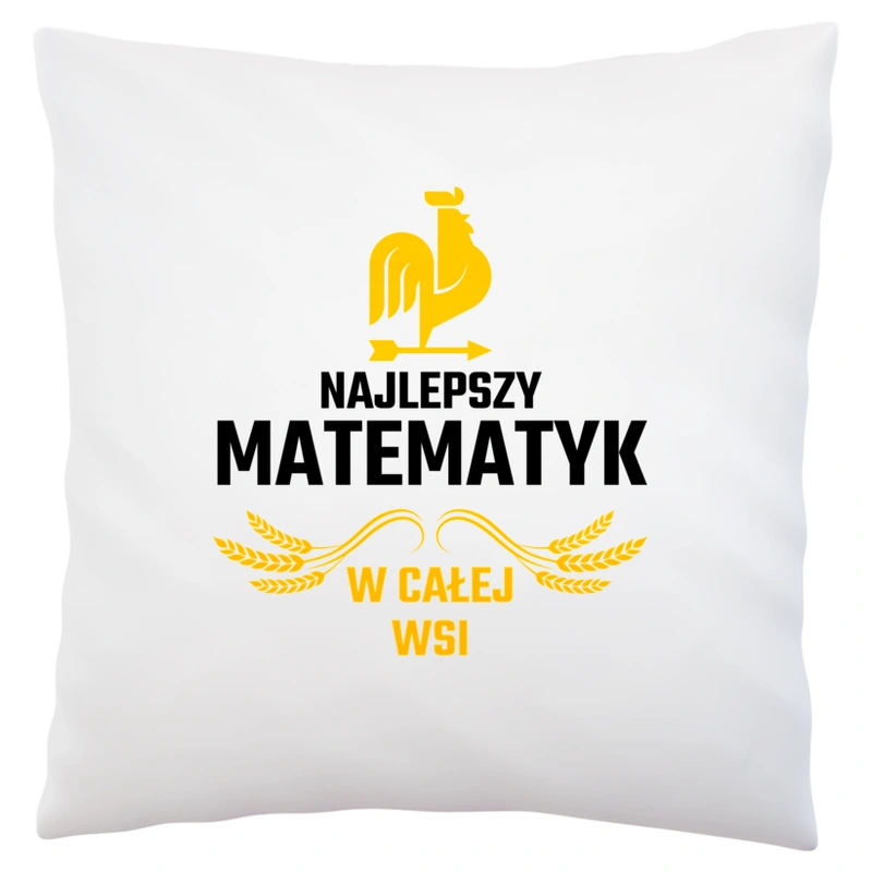 Najlepszy matematyk w całej wsi - Poduszka Biała