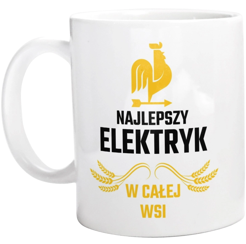 Najlepszy elektryk w całej wsi - Kubek Biały