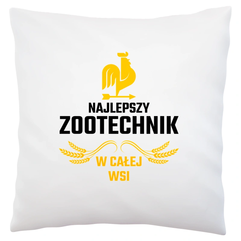 Najlepszy zootechnik w całej wsi - Poduszka Biała