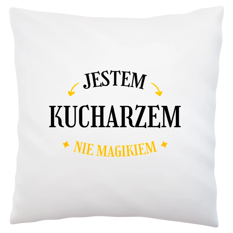 Jestem Kucharzem Nie Magikiem - Poduszka Biała