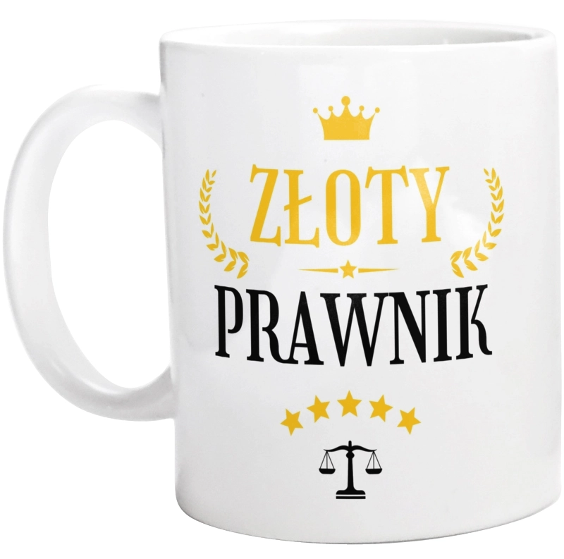 Złoty prawnik - Kubek Biały