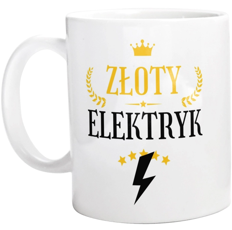 Złoty Elektryk - Kubek Biały