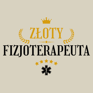 Złoty Fizjoterapeuta - Torba Na Zakupy Natural