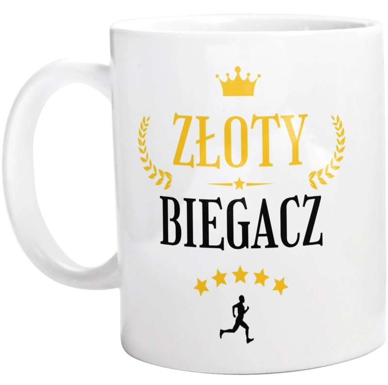 Złoty Biegacz - Kubek Biały