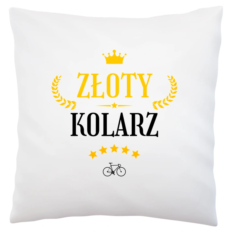 Złoty kolarz - Poduszka Biała