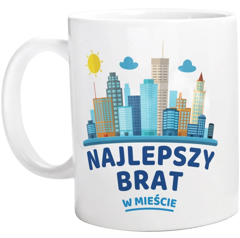 Najlepszy Brat W Mieście - Kubek Biały