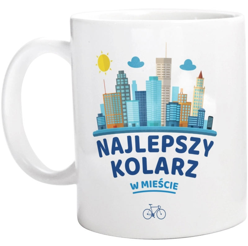 Najlepszy Kolarz W Mieście - Kubek Biały