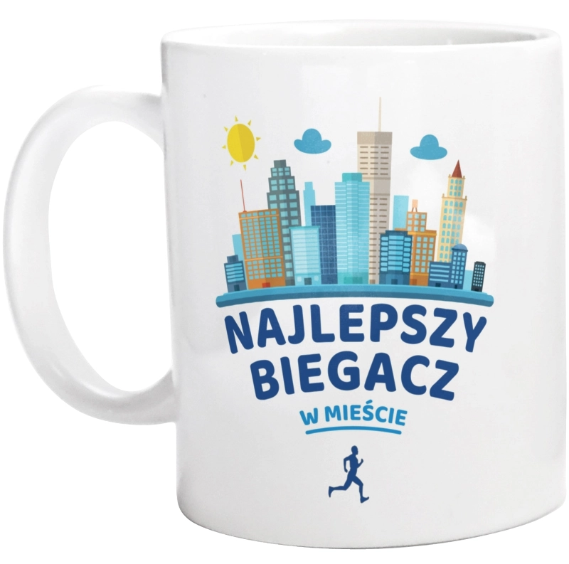 Najlepszy Biegacz W Mieście - Kubek Biały