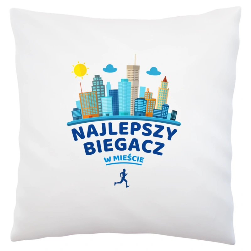 Najlepszy Biegacz W Mieście - Poduszka Biała