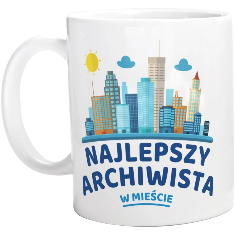 Najlepszy Archiwista W Mieście - Kubek Biały