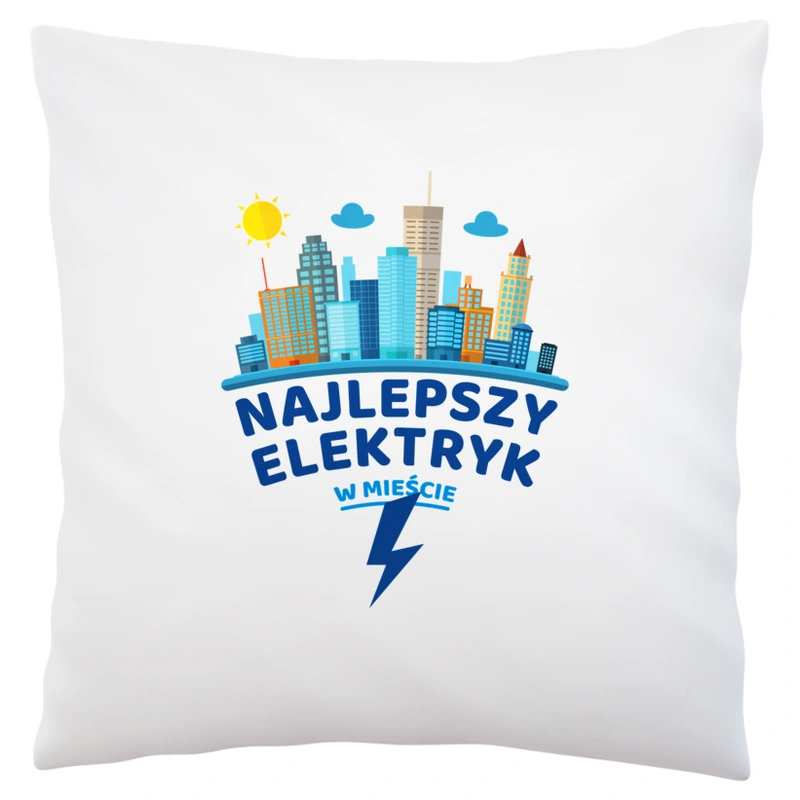 Najlepszy Elektryk W Mieście - Poduszka Biała