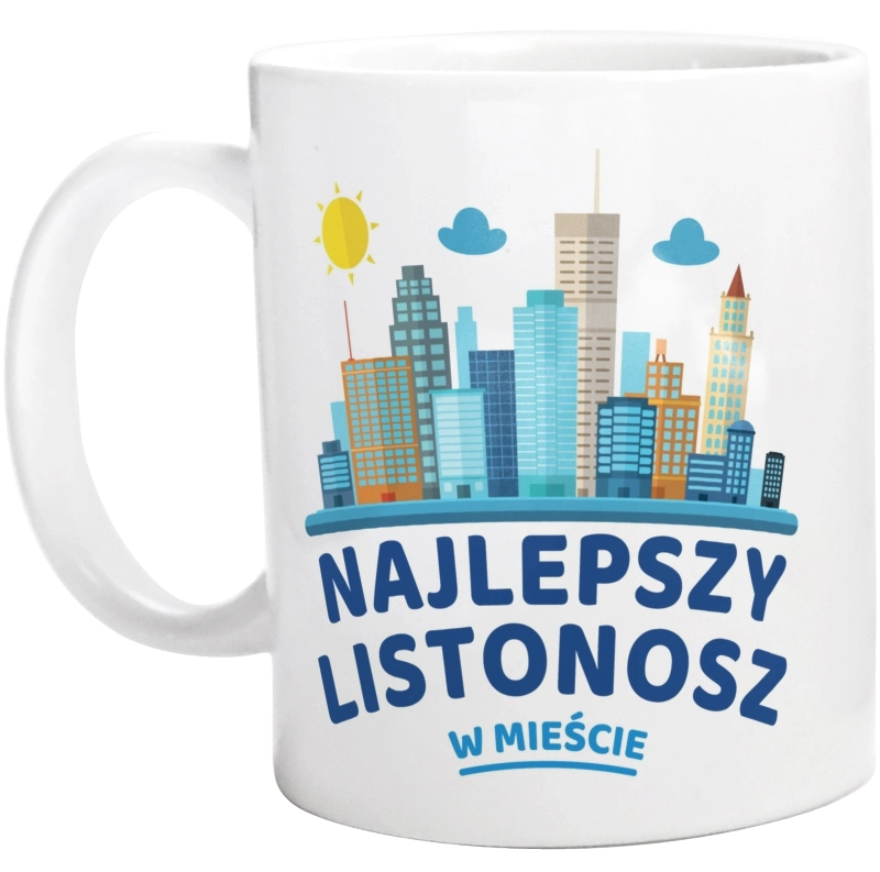 Najlepszy Listonosz W Mieście - Kubek Biały