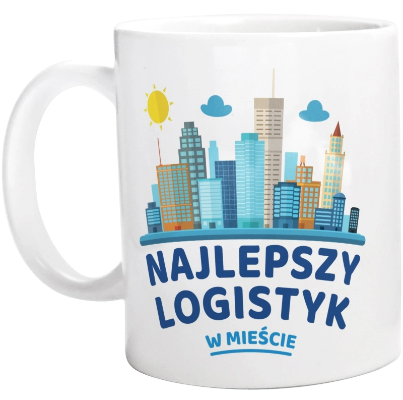 Najlepszy Logistyk W Mieście - Kubek Biały