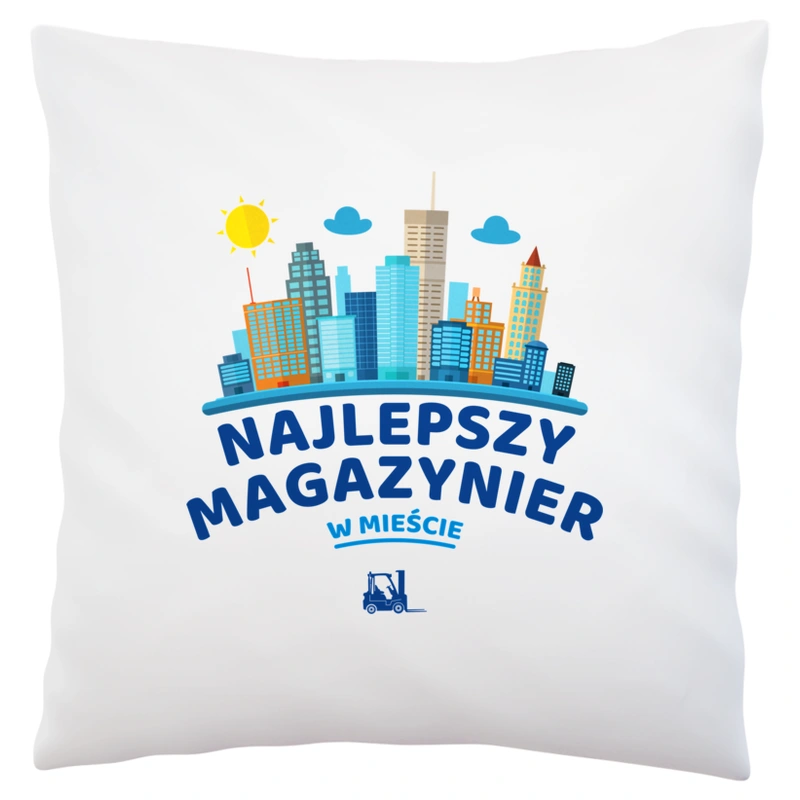 Najlepszy Magazynier W Mieście - Poduszka Biała