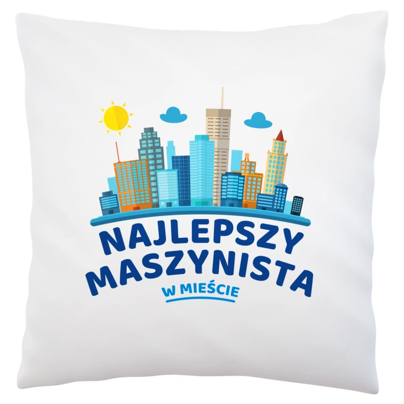 Najlepszy Maszynista W Mieście - Poduszka Biała