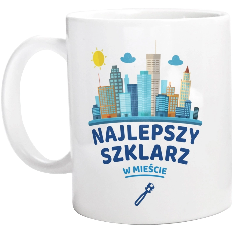 Najlepszy Szklarz W Mieście - Kubek Biały