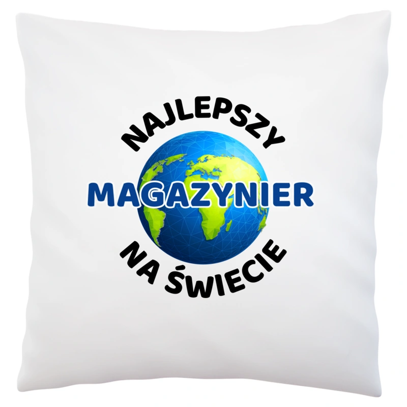 Najlepszy Magazynier Na Świecie - Poduszka Biała