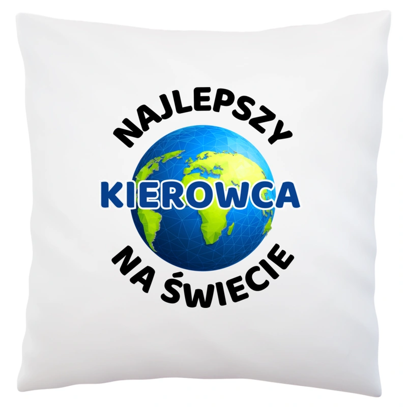 Najlepszy Kierowca Na Świecie - Poduszka Biała