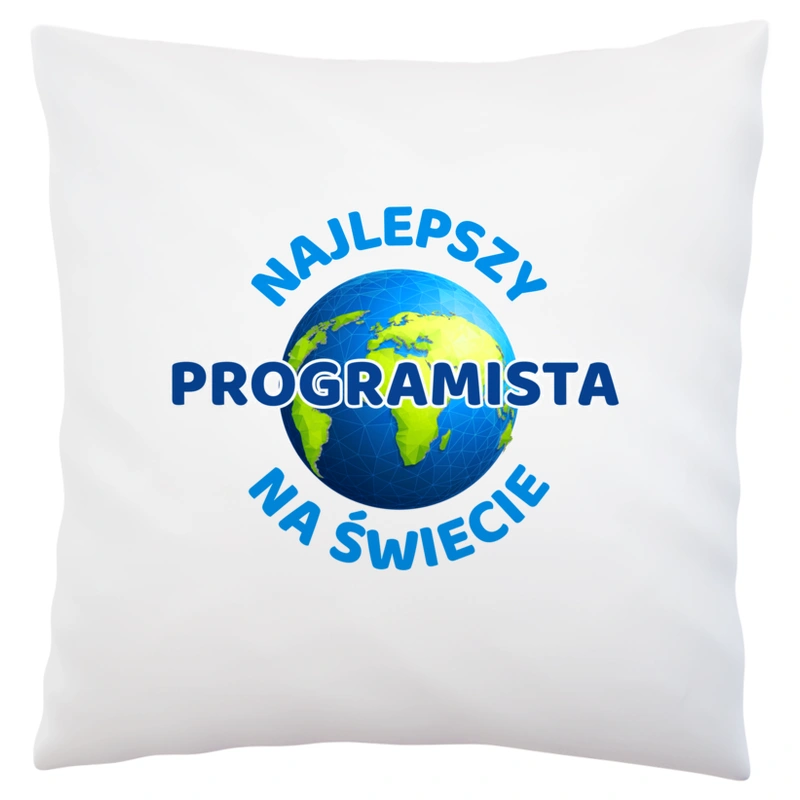 Najlepszy Programista Na Świecie - Poduszka Biała