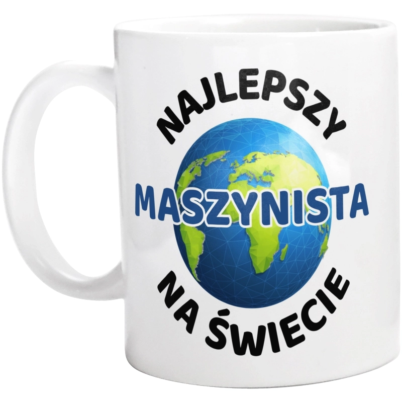 Najlepszy Maszynista Na Świecie - Kubek Biały