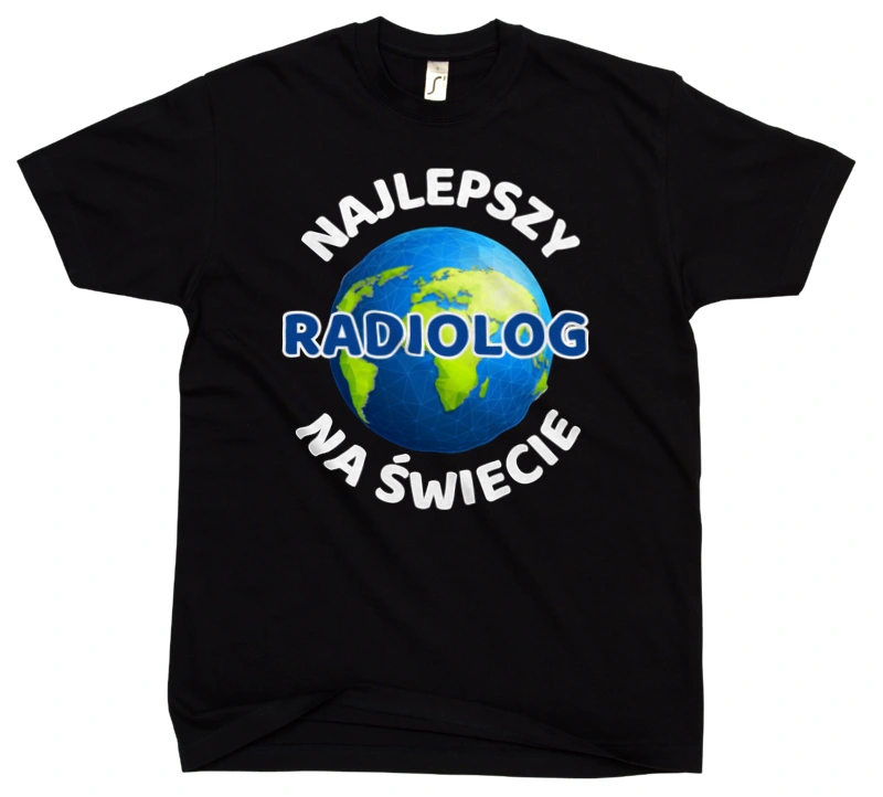 Najlepszy Radiolog Na Świecie - Męska Koszulka Czarna