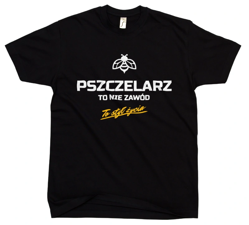 Pszczelarz To Nie Zawód - To Styl Życia - Męska Koszulka Czarna