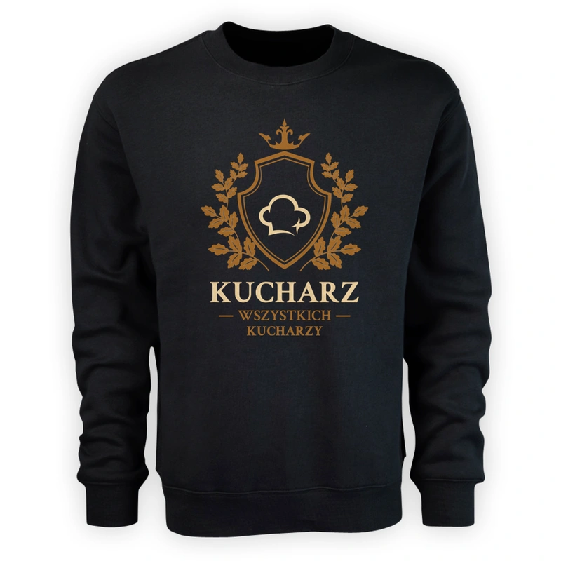 Kucharz Wszystkich Kucharzy - Męska Bluza Czarna