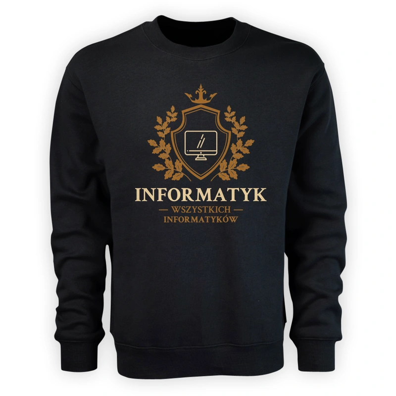 Informatyk Wszystkich Informatyków - Męska Bluza Czarna