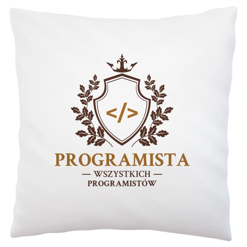 Programista Wszystkich Programistów - Poduszka Biała