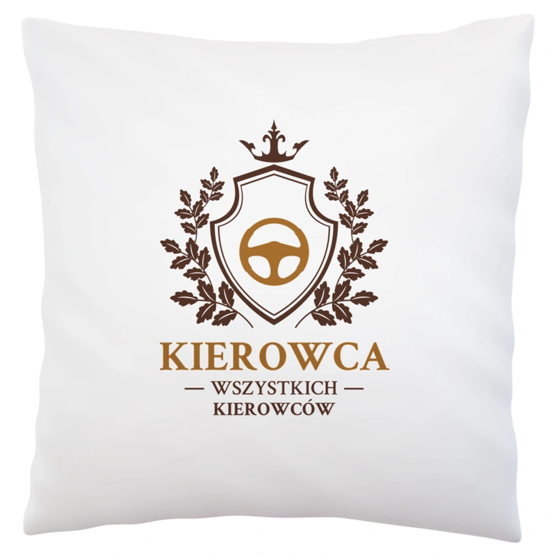 Kierowca Wszystkich Kierowców - Poduszka Biała