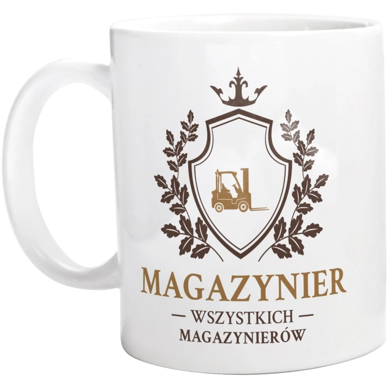 Magazynier Wszystkich Magazynierów - Kubek Biały