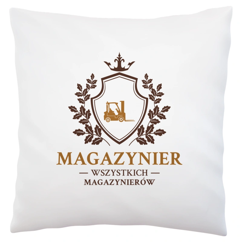 Magazynier Wszystkich Magazynierów - Poduszka Biała