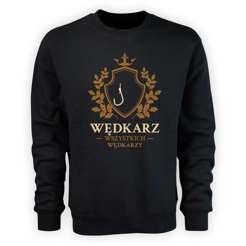 Wędkarz Wszystkich Wędkarzy - Męska Bluza Czarna