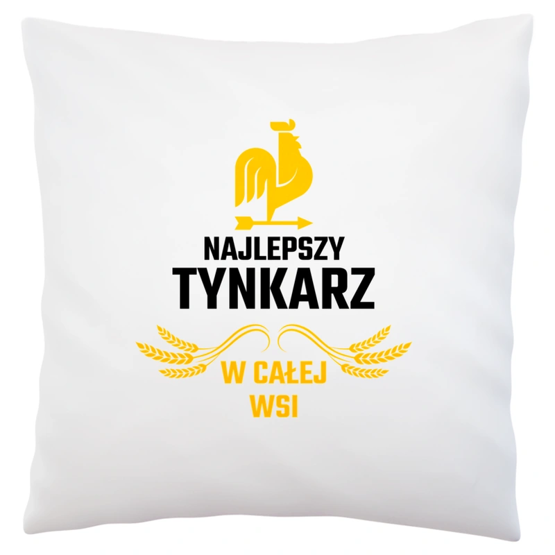 Najlepszy tynkarz w całej wsi - Poduszka Biała