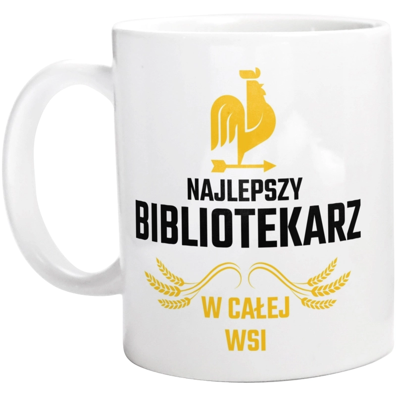 Najlepszy bibliotekarz w całej wsi - Kubek Biały