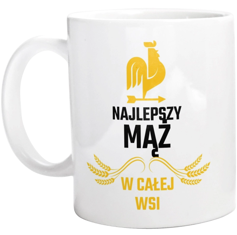 Najlepszy Mąż W Całej Wsi - Kubek Biały